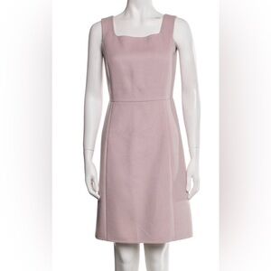 Prada Blush pink Wool Angora dress IT38